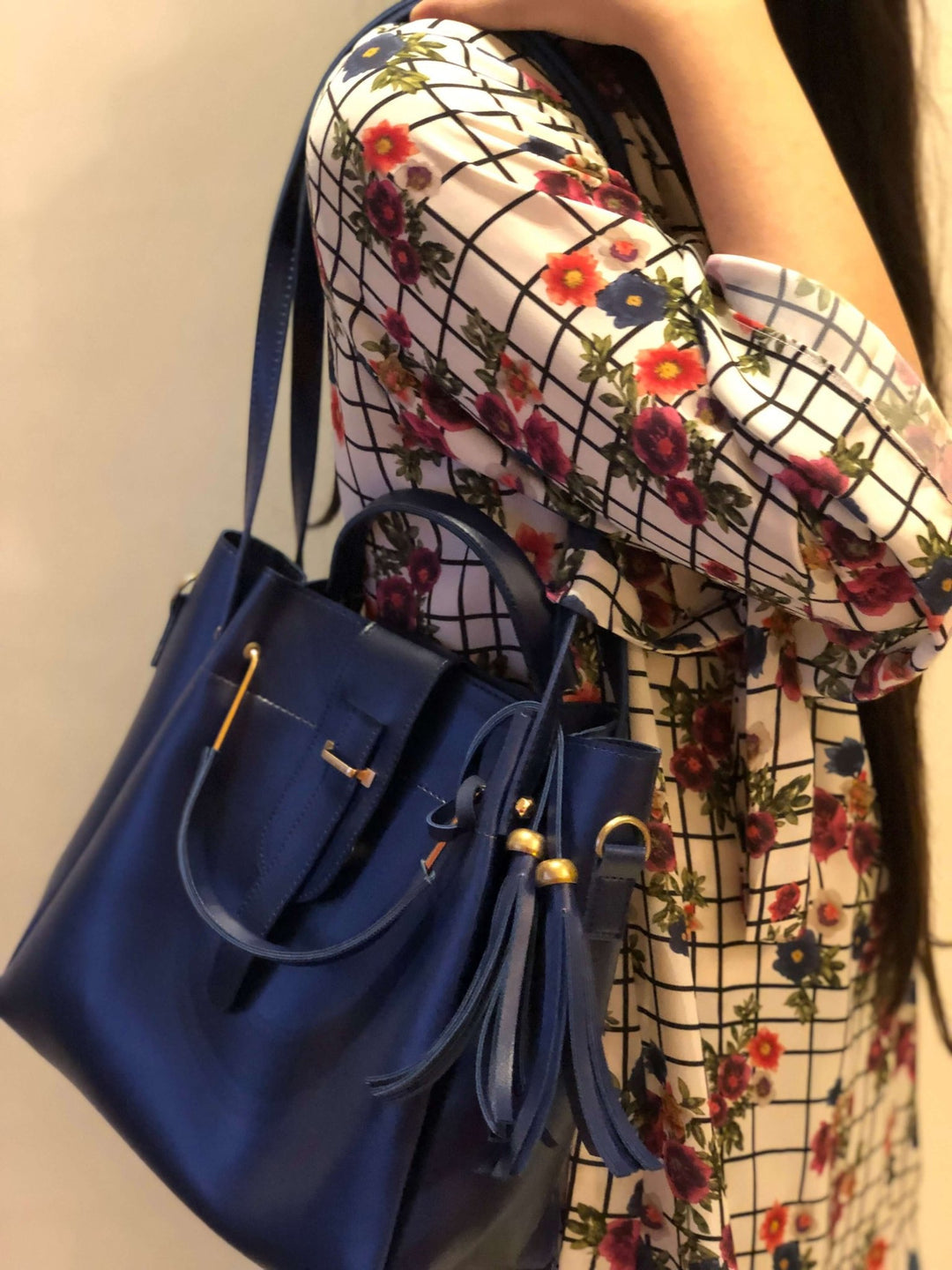 QUEEN Blue 3PCS BAGSET