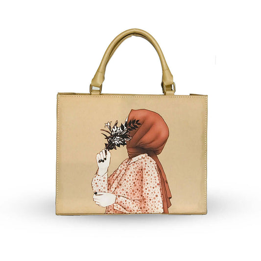 Hijab Girl Dark Blue Canvas Tote Bag – Bazarbelle