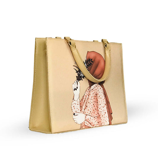 Hijab Girl Dark Blue Canvas Tote Bag – Bazarbelle