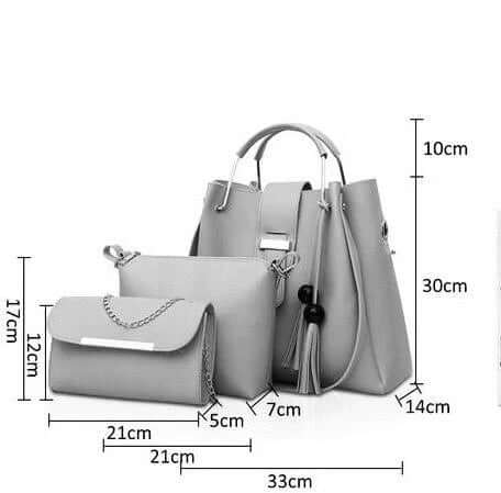 QUEEN Pink 3PCS BAGSET